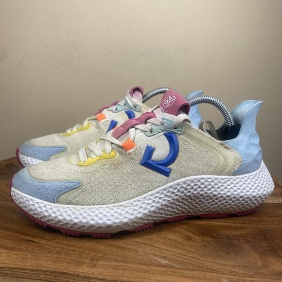 GFore MG4X2 Womens White Blue Pink Size 7 Lightweight Mesh Golf Shoes G4LF21EF40 - Picture 2 of 10